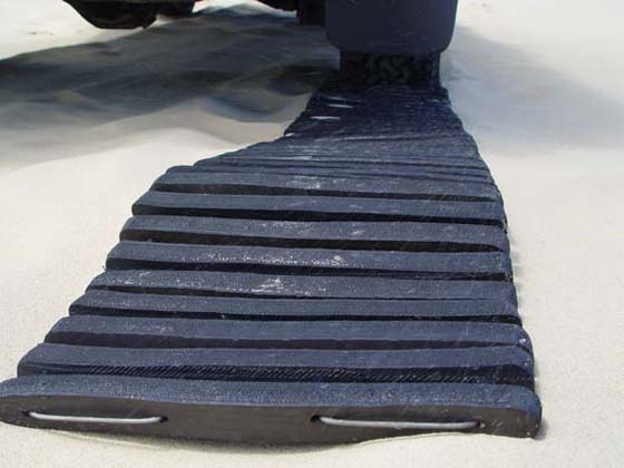 Rubber Traction for recovery from Sand, Mud, Dirt and Snow Measuring 1500mm Long x 300mm Wide Supplied in handy carry bag for easy storage when not in use